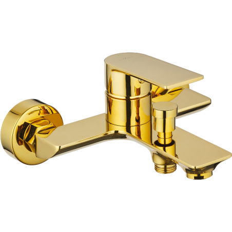 Mexen Alexa bathtub mixer tap, Gold - 71230-50