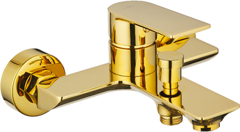 Mexen Alexa bathtub mixer tap, Gold - 71230-50