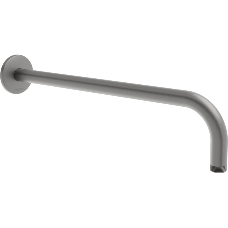 Mexen wall-mounted shower arm 40 cm, gun gray brushed - 79211-66