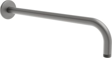 Mexen wall-mounted shower arm 40 cm, gun gray brushed - 79211-66