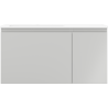 Mexen Orio bathroom cabinet 90 cm with left Otis washbasin, 1S, 1D, gray matte/white matte - 91A13-09047-3-BBFF62-W18L01