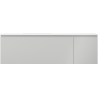 Mexen Orio bathroom cabinet 160 cm with Otis sink left, 1S, 1D, gray matte/white matte - 91A13-16047-3-BBFF62-W18L01