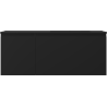 Mexen Orio 120 cm bathroom cabinet with Otis sink right, 1S, 1D, black matte - 91A13-12047-3-BBFF71-W18P71