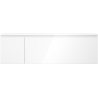 Mexen Orio 160 cm bathroom cabinet with Otis right sink, 1S, 1D, white gloss - 91A13-16047-3-BBFF00-W18P00