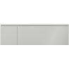 Mexen Orio bathroom cabinet 160 cm with Otis right sink, 1S, 1D, gray matte/white matte - 91A13-16047-3-BBFF62-W18P01
