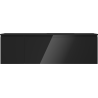Mexen Orio 160 cm bathroom cabinet with right sink Otis, 1S, 1D, black gloss/black matte - 91A13-16047-3-BBFF70-W18P71