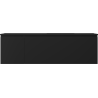 Mexen Orio 160 cm bathroom cabinet with right sink Otis, 1S, 1D, black matte - 91A13-16047-3-BBFF71-W18P71