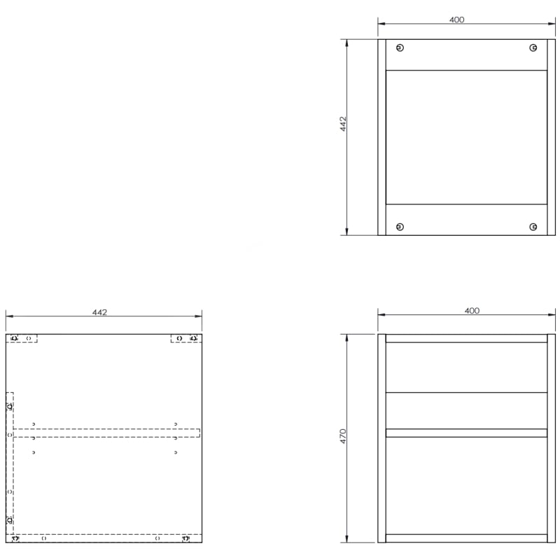 Mexen Rivel 100 cm bathroom cabinet with Otis left sink, 1S, 1D, grooved, black matte - 91A23-10047-3-BBFF71-W18L71