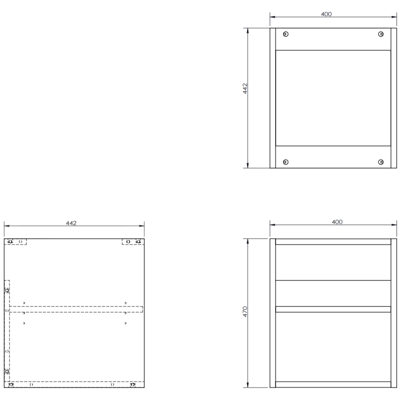 Mexen Rivel Bathroom Cabinet 160 cm with Otis Left Basin, 1S, 1D, Grooved, Gray Matte/White Matte - 91A23-16047-3-BBFF62-W18L01