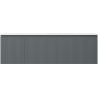 Mexen Rivel 160 cm bathroom cabinet with right sink Otis, 1S, 1D, grooved, graphite/white matte - 91A23-16047-3-BBFF66-W18P01
