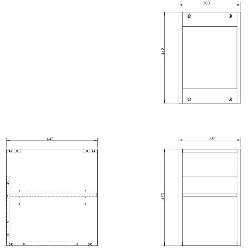 Mexen Orio 100 cm Bathroom Cabinet with Vela Left Sink, 1 Drawer, 1 Door, Matte Gray/Matte White - 91A13-10047-3-BBFF62-W23L01