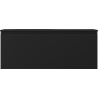 Mexen Orio 120 cm Bathroom Cabinet with Left Sink Vela, 1 Drawer, 1 Door, Matte Black - 91A13-12047-3-BBFF71-W23L71