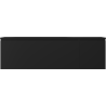 Mexen Orio 160 cm Bathroom Cabinet with Left Vela Sink, 1S, 1D, Black Matte - 91A13-16047-3-BBFF71-W23L71
