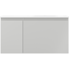 Mexen Orio bathroom cabinet 90 cm with Vela right sink, 1 drawer, 1 door, gray matte/white matte - 91A13-09047-3-BBFF62-W23P01