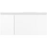 Mexen Orio 100 cm Bathroom Cabinet with Vela Sink Right, 1S, 1D, White Matte - 91A13-10047-3-BBFF01-W23P01