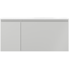 Mexen Orio 100 cm bathroom cabinet with Vela sink right, 1S, 1D, gray matte/white matte - 91A13-10047-3-BBFF62-W23P01