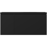 Mexen Orio 100 cm Bathroom Cabinet with Right Sink Vela, 1S, 1D, Black Matte - 91A13-10047-3-BBFF71-W23P71