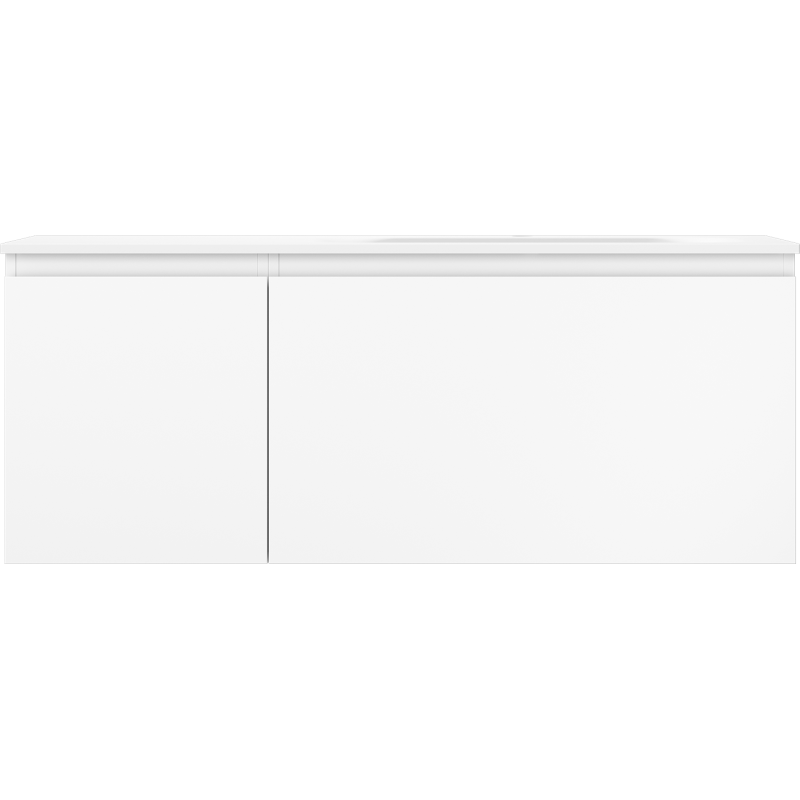 Mexen Orio bathroom cabinet 120 cm with Vela sink right, 1S, 1D, white matte - 91A13-12047-3-BBFF01-W23P01