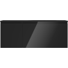 Mexen Orio bathroom cabinet 120 cm with Vela right sink, 1S, 1D, black gloss/black matte - 91A13-12047-3-BBFF70-W23P71