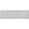 Mexen Orio 160 cm bathroom cabinet with Vela sink right, 1S, 1D, gray matte/white matte - 91A13-16047-3-BBFF62-W23P01