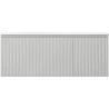 Mexen Rivel 120 cm Bathroom Cabinet with Vela Left Sink, 1 Drawer, 1 Door, Grooved, Matte Gray/Matte White