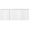 Mexen Rivel bathroom cabinet 120 cm with Vela right sink, 1S, 1D, grooved, matte white - 91A23-12047-3-BBFF01-W23P01