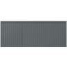 Mexen Rivel 120 cm Bathroom Cabinet with Vela Right Sink, 1S, 1D, Grooved, Graphite/White Matte - 91A23-12047-3-BBFF66-W23P01