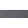 Mexen Rivel 160 cm Bathroom Cabinet with Vela Sink Right, 1S, 1D, Grooved, Graphite/White Matte - 91A23-16047-3-BBFF66-W23P01
