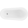 Mexen Retro freestanding bathtub 150 x 73 cm, White, chrome legs - 53251507300-00
