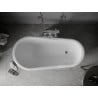 Mexen Retro freestanding bathtub 150 x 73 cm, White, chrome legs - 53251507300-00