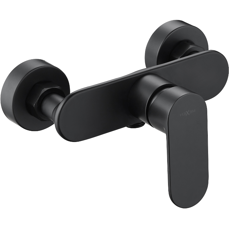 Mexen Milo Shower mixer tap, Black - 71340-70