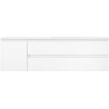 Mexen Orio 160 cm bathroom cabinet with right Otis sink, 2 drawers, 1 door, matte white - 91A13-16047-3-BBFFF01-W18P01