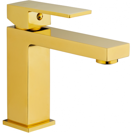 Mexen Uno washbasin mixer tap, Gold - 71400-50