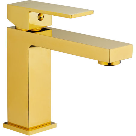 Mexen Uno washbasin tap, gold - 71400-50
