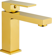 Mexen Uno washbasin mixer tap, Gold - 71400-50