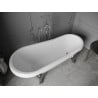 Mexen Retro freestanding bath 170 x 75 cm, white, chrome legs - 53251707500-00