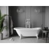 Mexen Retro freestanding bath 170 x 75 cm, white, white legs - 53251707500-20