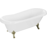 Mexen Retro freestanding bathtub 170 x 75 cm, White, gold legs - 53251707500-50