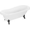 Mexen Retro freestanding bathtub 170 x 75 cm, White, black legs - 53251707500-70