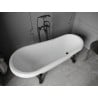 Mexen Retro freestanding bathtub 170 x 75 cm, White, black legs - 53251707500-70