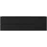 Mexen Orio 160 cm Bathroom Cabinet with Left Washbasin Vela, 2S, 1D, Black Matte - 91A13-16047-3-BBFFF71-W23L71