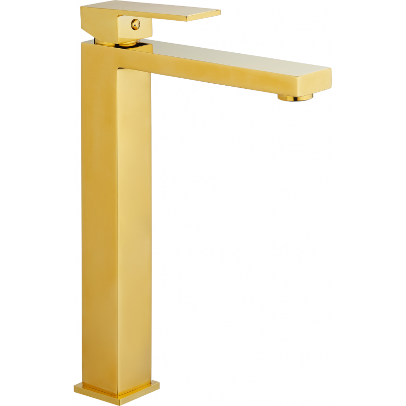 Mexen Uno High Basin Mixer Tap, Gold - 71410-50