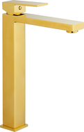 Mexen Uno tall washbasin faucet, gold - 71410-50