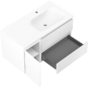 Mexen Orio bathroom cabinet 90 cm with right sink Vela, 2D, 1D, white matte - 91A13-09047-3-BBFFFF01-W23P01