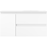 Mexen Orio bathroom cabinet 90 cm with right sink Vela, 2D, 1D, white matte - 91A13-09047-3-BBFFFF01-W23P01