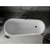 Mexen Retro free-standing bathtub 170 x 75 cm, white/black, black legs - 53251707575-70