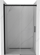 Mexen Omega Sliding Shower Door 140 cm, Transparent, Black 825-140-000-70-00