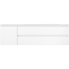 Mexen Orio 160 cm bathroom cabinet with Vela sink on the right, 2S, 1D, white matte - 91A13-16047-3-BBFFFF01-W23P01