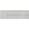Mexen Orio bathroom cabinet 160 cm with Vela right sink, 2S, 1D, gray matte/white matte - 91A13-16047-3-BBFFF62-W23P01