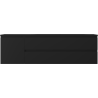 Mexen Orio 160 cm bathroom cabinet with Vela right sink, 2S, 1D, matte black - 91A13-16047-3-BBFFF71-W23P71